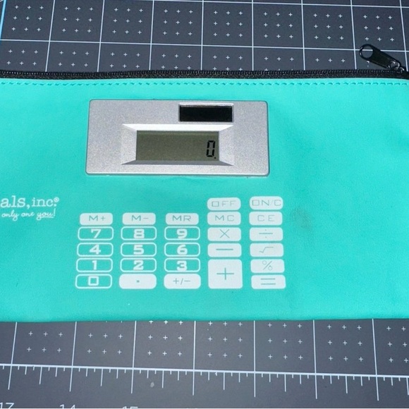 Other - Teal Calculator Pencil Case